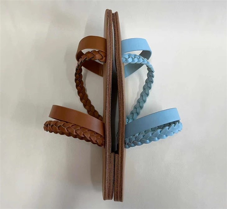 Woven summer slipper sides factory